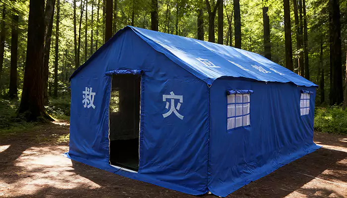 Khemah bantuan kecemasan mengukuhkan barisan pertahanan untuk melindungi nyawa